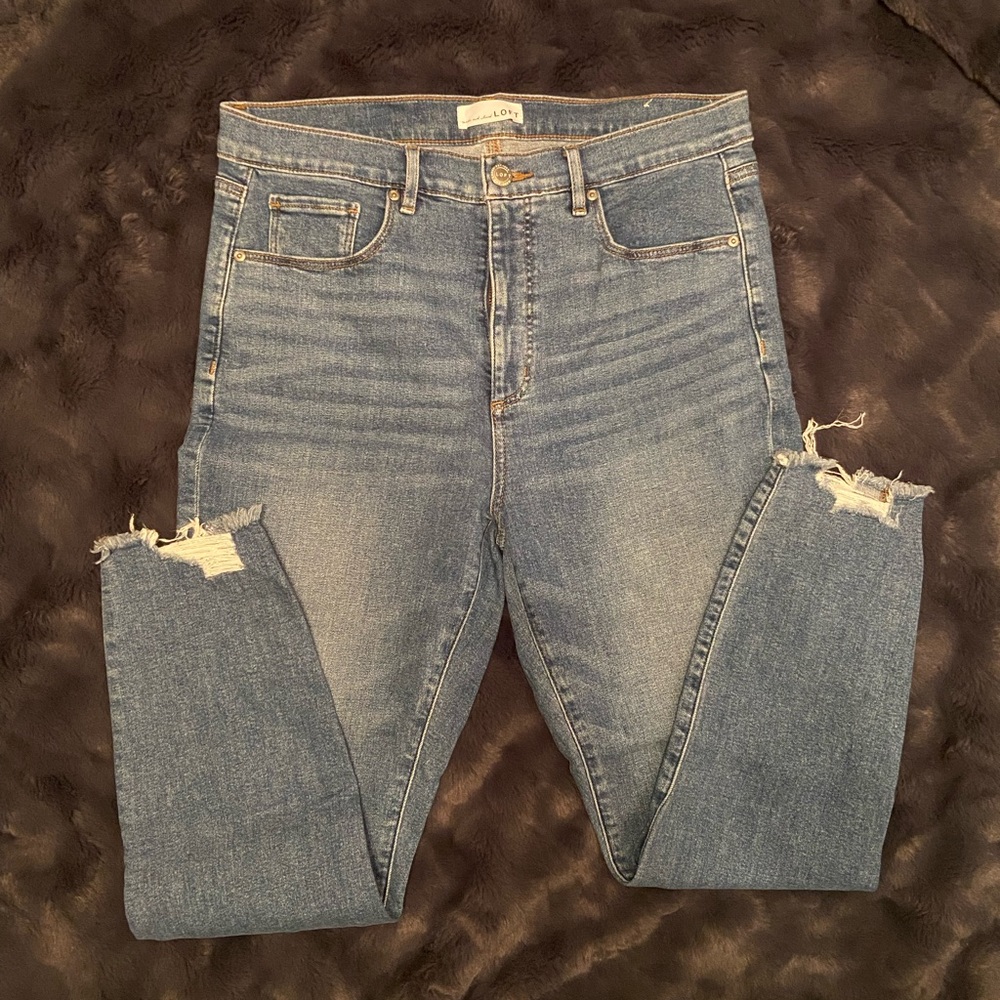 LOFT Classic Blue Denim Jeans
